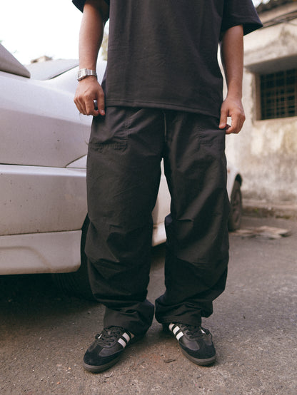 Black Parachute Pants